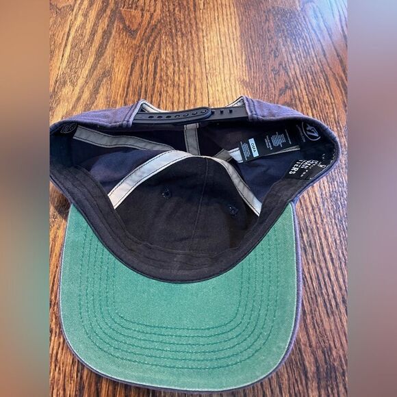 47 Brand Captain Notre Dame Irish Snapback Hat Cap Distressed Double Play - Picture 3 of 3